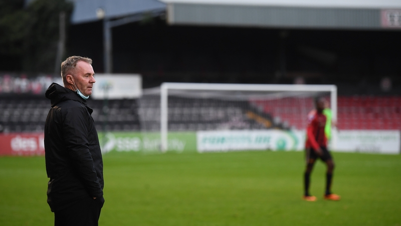 John Sheridan watches from the sideline