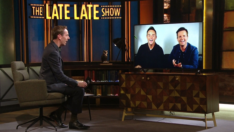 And and Dec talk to Tubs on Friday night