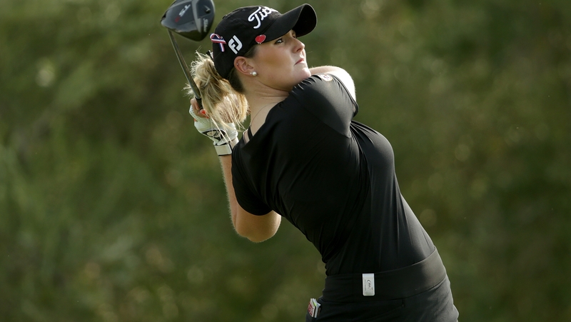 Amateur star Olivia Mehaffey has made the cut in California