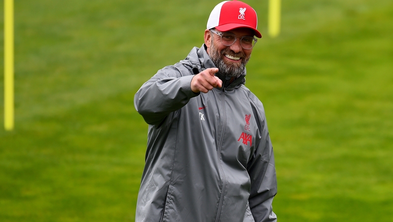 Jurgen Klopp at Liverpool training ground, Melwood, earlier this week