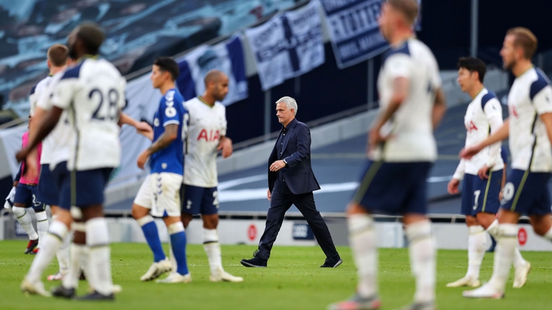 Jose Mourinho was left frustrated by a poor display against Everton