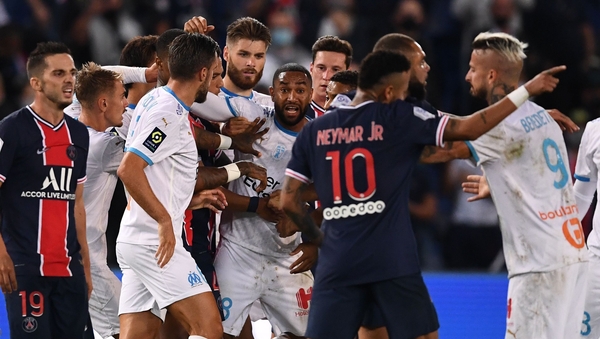 Neymar said he was racially abused by Marseille defender Alvaro Gonzalez