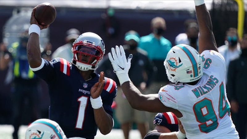 Cam Newton making his mark for the Patriots