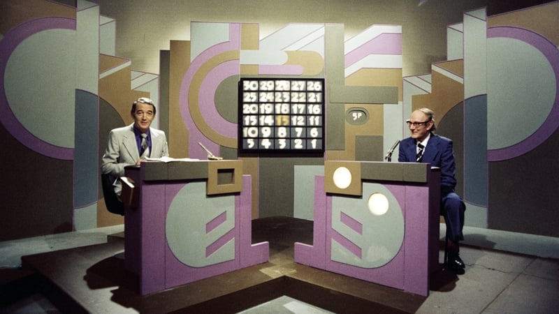 Quicksilver's dastardly duo, presenter Bunny Carr (left) and musician Norman Metcalfe, whose cinema organ hints could often perplex contestants. Photo: RTÉ Stills Archive