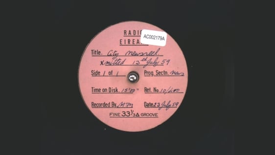 Original Acetate Disc Label