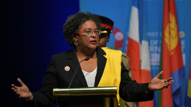 Prime Minister of Barbados Mia Mottley (file pic)