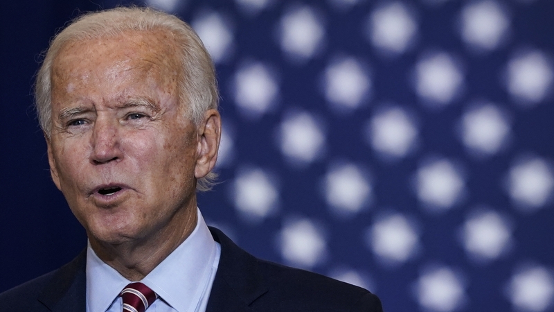 Joe Biden tweeted that any trade deal must be contingent on respect for the agreement