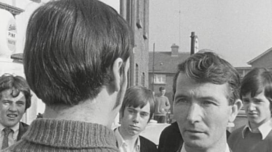 RTÉ News reporter Reg Cullen interviews CBS student (1970)
