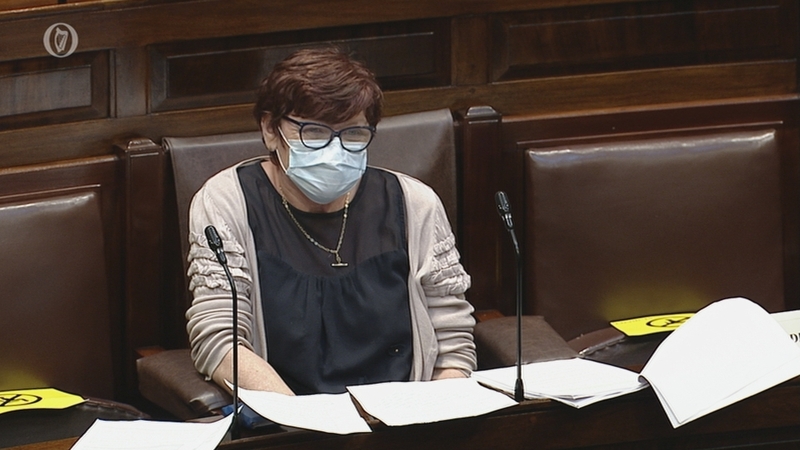 Independent TD Joan Collins was proposing a motion calling on the Government to legislate for the proposals of the Duffy-Cahill report, which would have enhanced the rights of employees when a company was insolvent