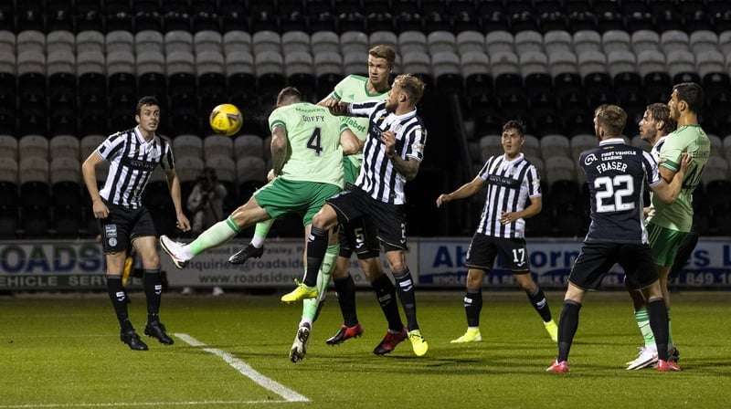 Shane Duffy equalises for Celtic against St Mirren