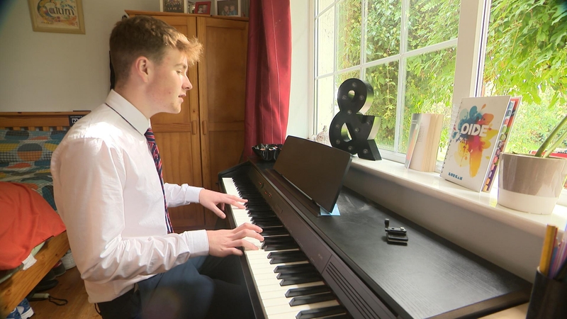 Calum Agnew produced the song 'Crazy' when his school was closed because of the pandemic