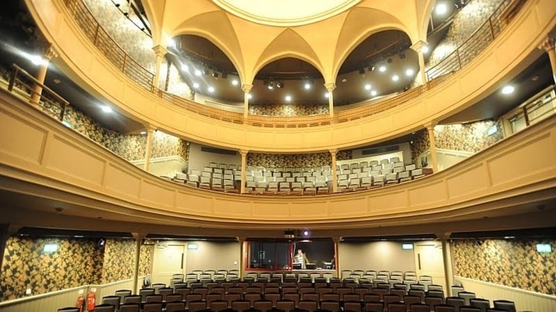 Seats have been reconfigured in the theatre in line with the Government's plan for living with Covid-19