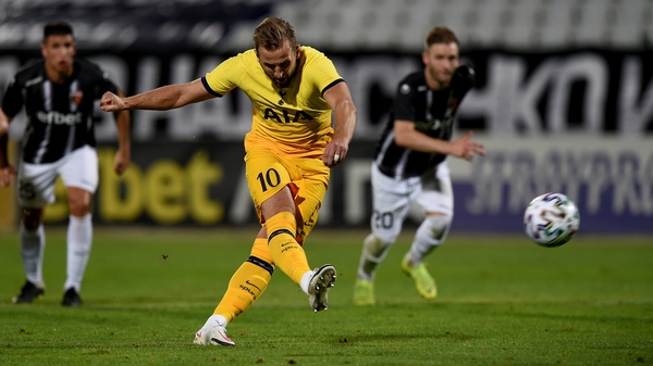 Harry Kane levelled up from the spot