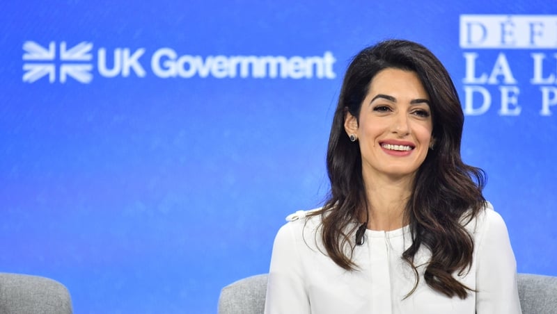 Amal Clooney was the UK's special envoy on media freedom