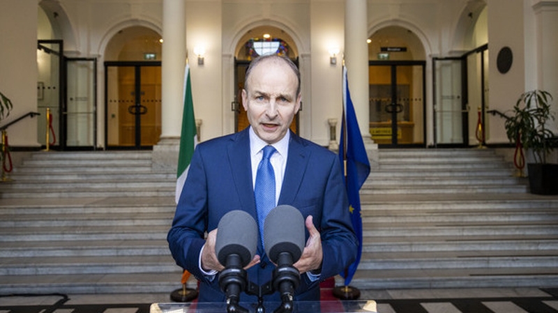 Micheál Martin said the threat of Covid-19 is growing 'on our island' (Credit RollingNews.ie)