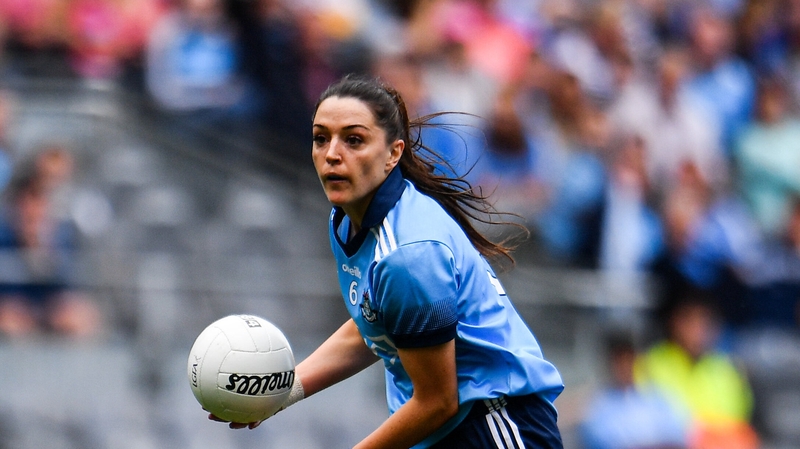 Sinéad Goldrick of Dublin during the TG4 All-Ireland Ladies Senior Football Championship Semi-Final match Dublin v Cork at Croke Park August 2019