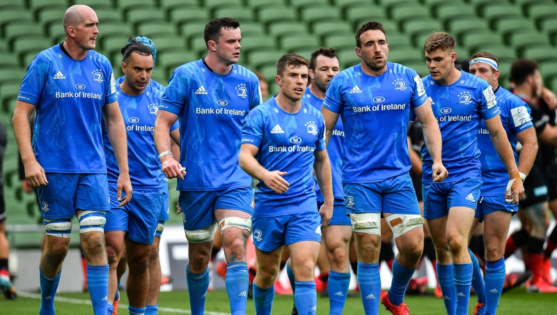 Leinster players react to Alex Goode's first-half try