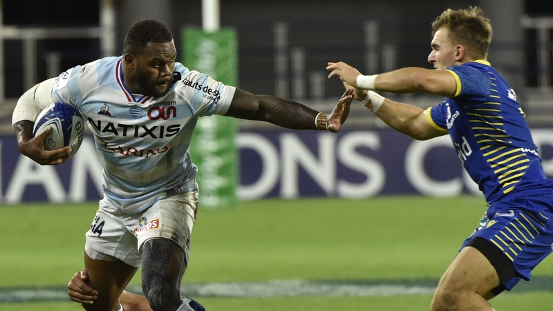 Virimi Vakatawa helped Racing book their place in the last four