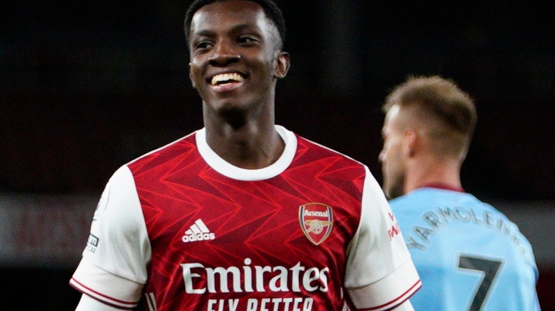 Eddie Nketiah scored an 85th-minute winner