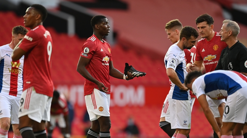 It was a frustrating day at the office for Manchester United