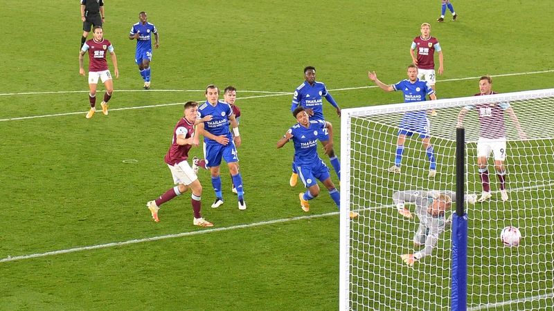 Dunne scored in the 73rd minute, but Leicester finished the job