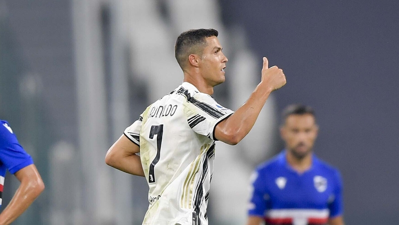 Ronaldo netted Juve's third goal