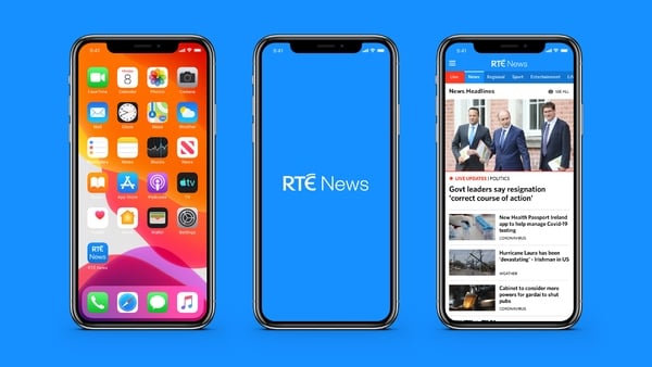 You can download the refreshed RTÉ News app in the iOS App Store and Google Play Store
