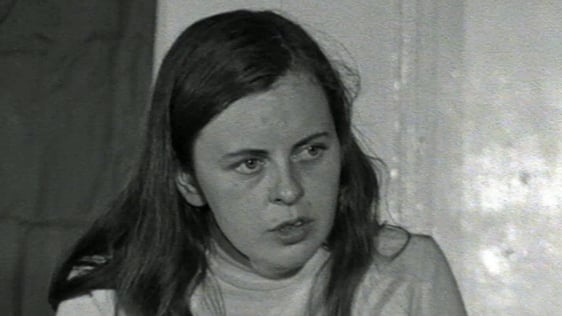 Bernadette Devlin at the Mansion House in Dublin (1970)