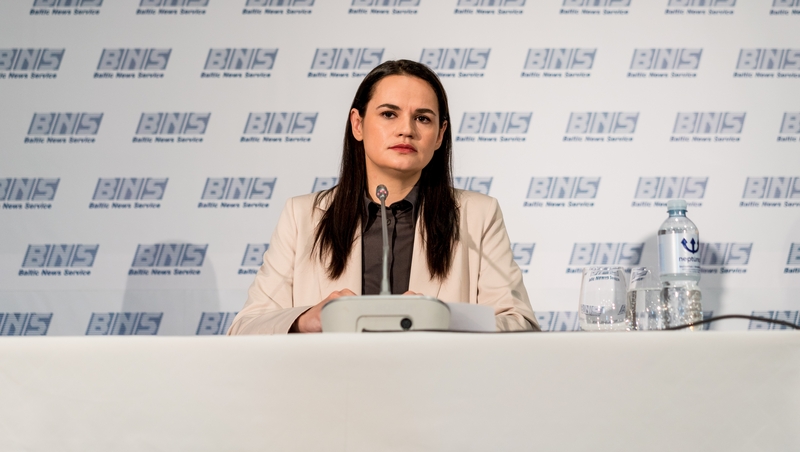 Svetlana Tikhanovskaya has urged the EU to step up its support for her movement