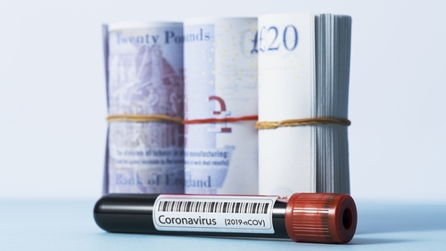 The UK government borrowed £19.1 billion last month, a record for February but less than the £21 billion forecast