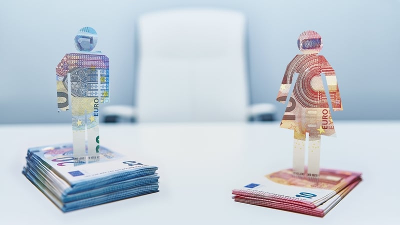 The gender pay gap in Ireland is currently around 14%