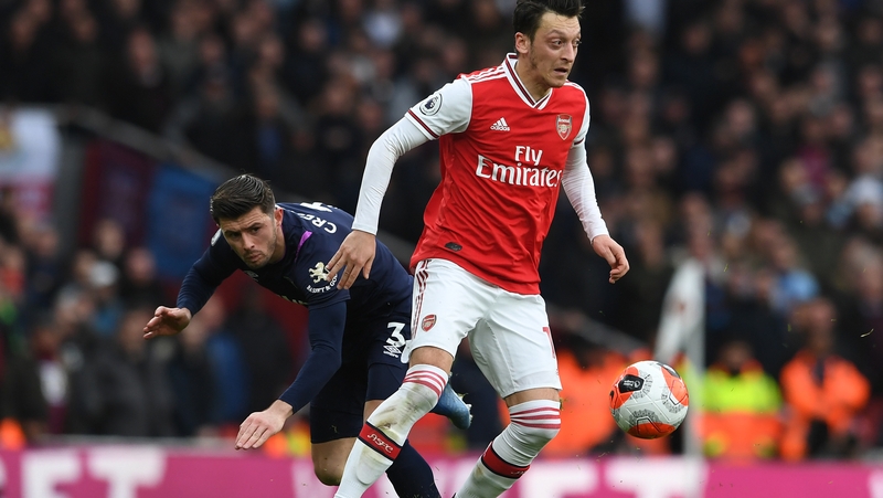 Mesut Ozil's last competitve outing for Arsenal came against West Ham in March