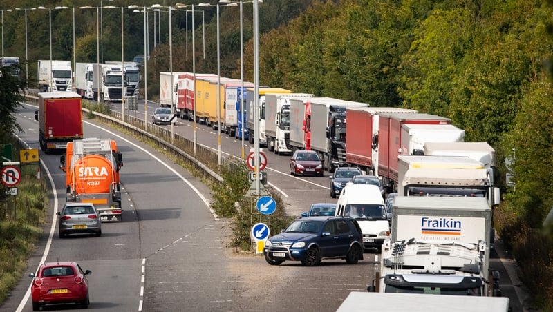 Lorries transiting between EU and the UK may still not be ready for the new border controls come 1 January