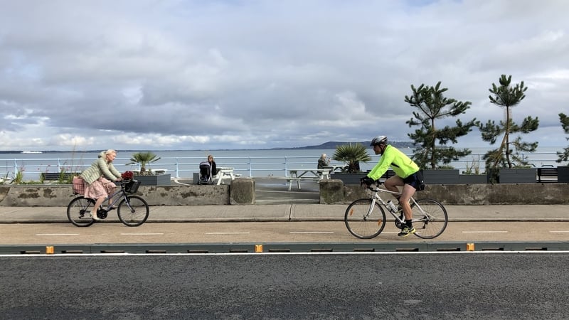 The route runs for 4.5km from Blackrock Village to Sandycove, with 3.6km on a segregated cycle path