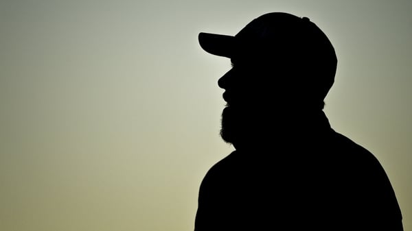 The sun was setting as Shane Lowry completed his round in Antrim