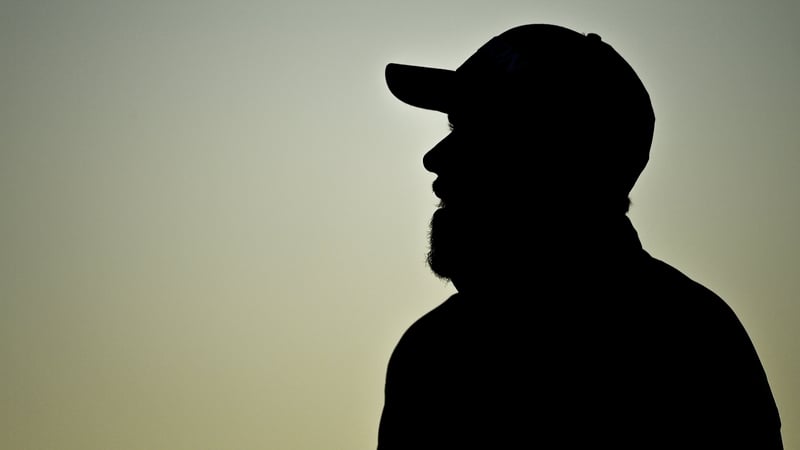 The sun was setting as Shane Lowry completed his round in Antrim
