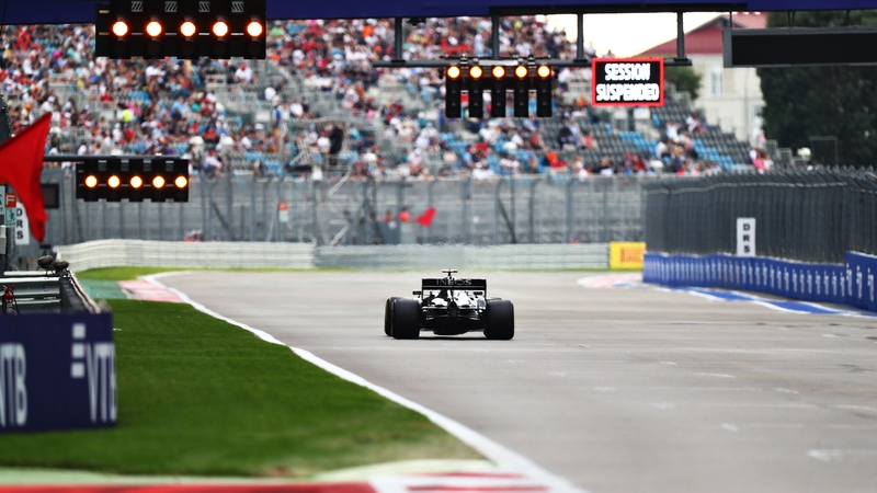 Hamilton crossed the line with less then a second of qualifying time remaining