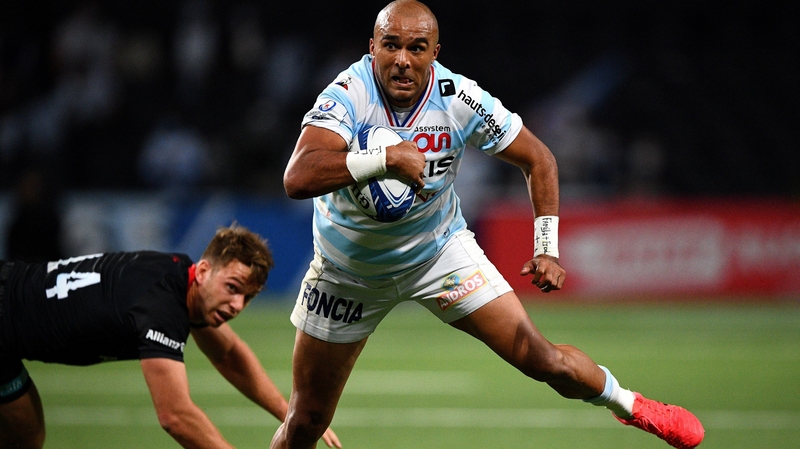 Simon Zebo helped Racing 92 reach their third final