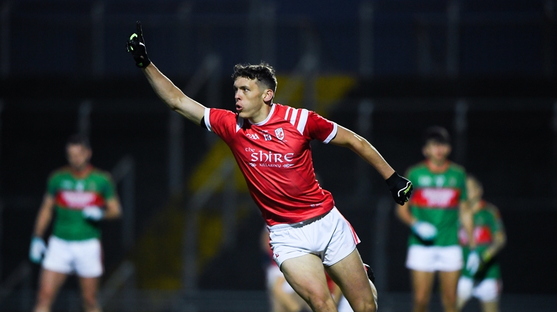 David Clifford celebrates after scoring East Kerry's first goal