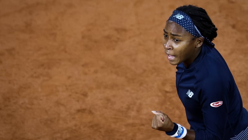 Gauff was on top for much of the match