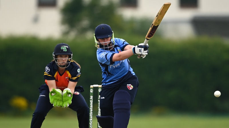 Freya Sargent of Typhoons plays a shot