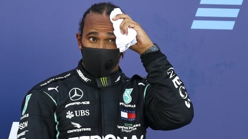 Lewis Hamilton finished third in Sochi