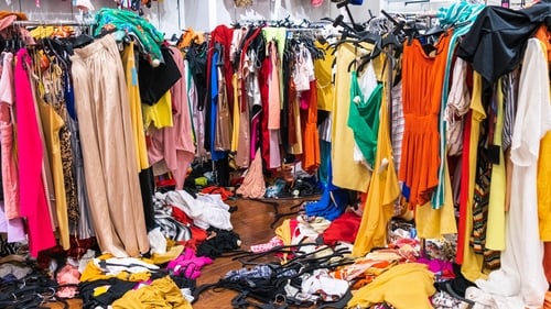 Mountains of garments are building up in sorting warehouses due to Covid-19