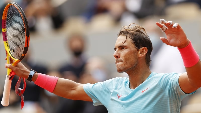 Rafael Nadal was untroubled against Mackenzie McDonald