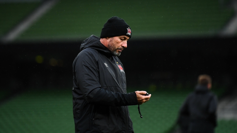 Filippo Giovagnoli will have to watch Dundalk take on Rapid Wien from the stands