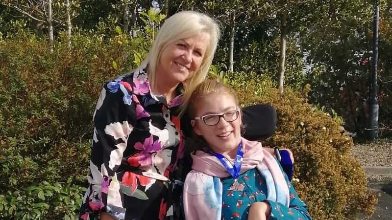 Ann, pictured with her daughter, says she has a lot of get up and go