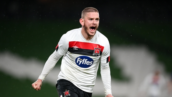 Sean Murray with the opening goal at the Aviva