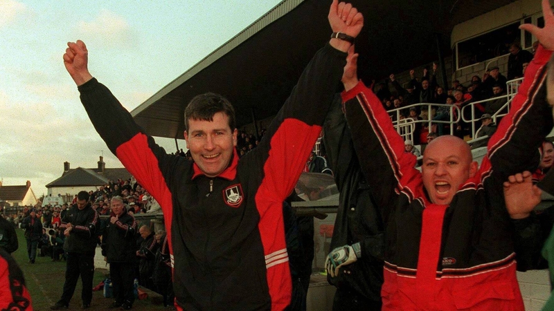 Stephen Kenny during his Longford Town days