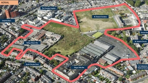 The site comprises 1.74 hectares off Donore Avenue in Dolphin's Barn