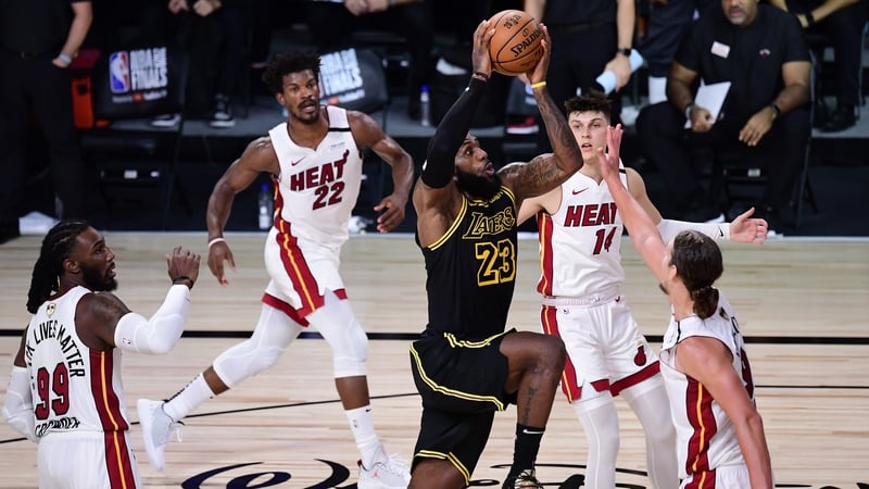 LeBron James starred as the Lakers took a 2-0 series lead